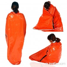 Heavy Duty Emergency Solar Thermal Sleeping Bag Bivvy Sack Survival Camp Blanket